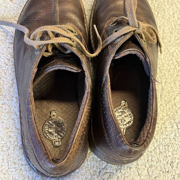 Dr. Martens Nevin Lace Up Leather Shoes Mens 11 US 45 EU Brown Split Toe Oxford - Picture 9 of 12